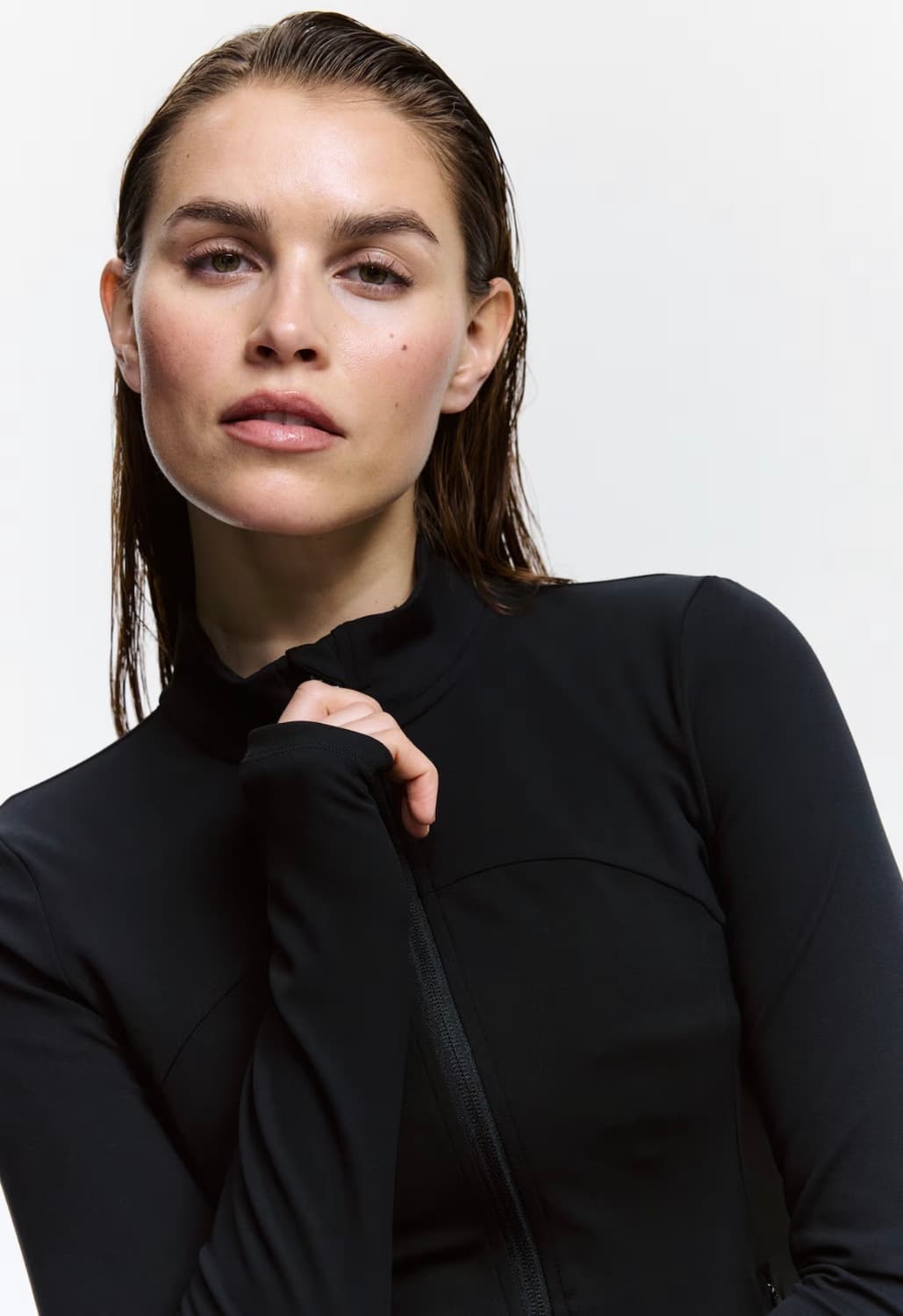 H&M 집업 스포츠 재킷 SOFTMOVE™ 블랙 S 상품이미지2