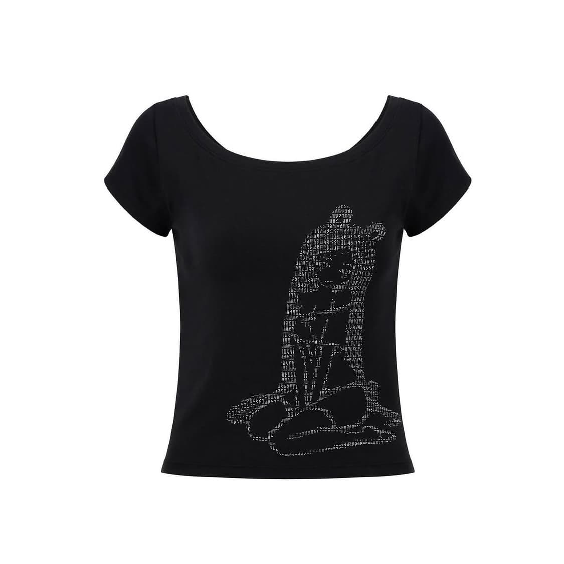 버니앤돌 버니앤돌 Bunny Girl Printed-T(Black) 상품이미지1