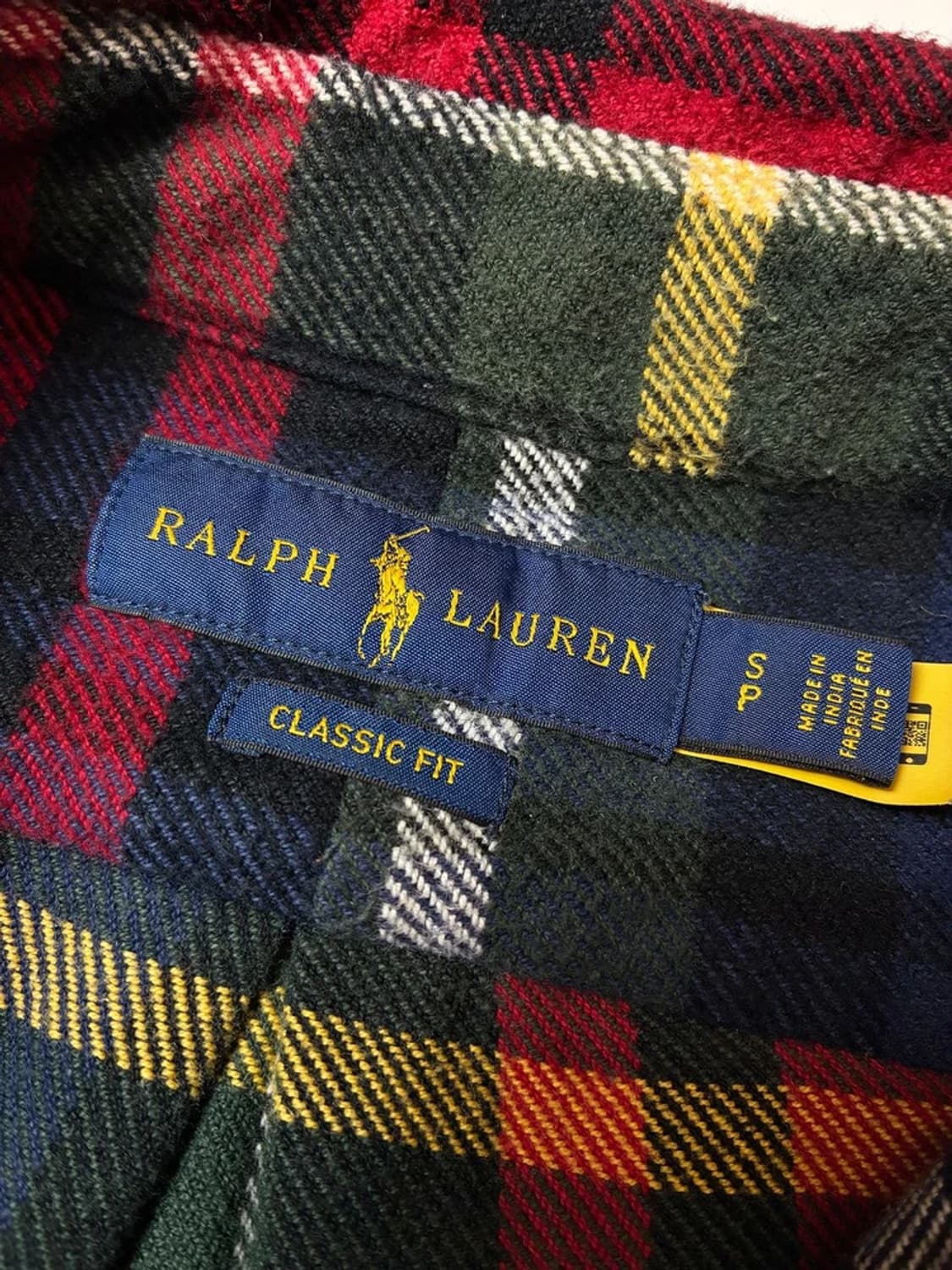 폴로 랄프로렌 플란넬 큐알 신형 클래식핏 남방 PN8249 상품이미지7