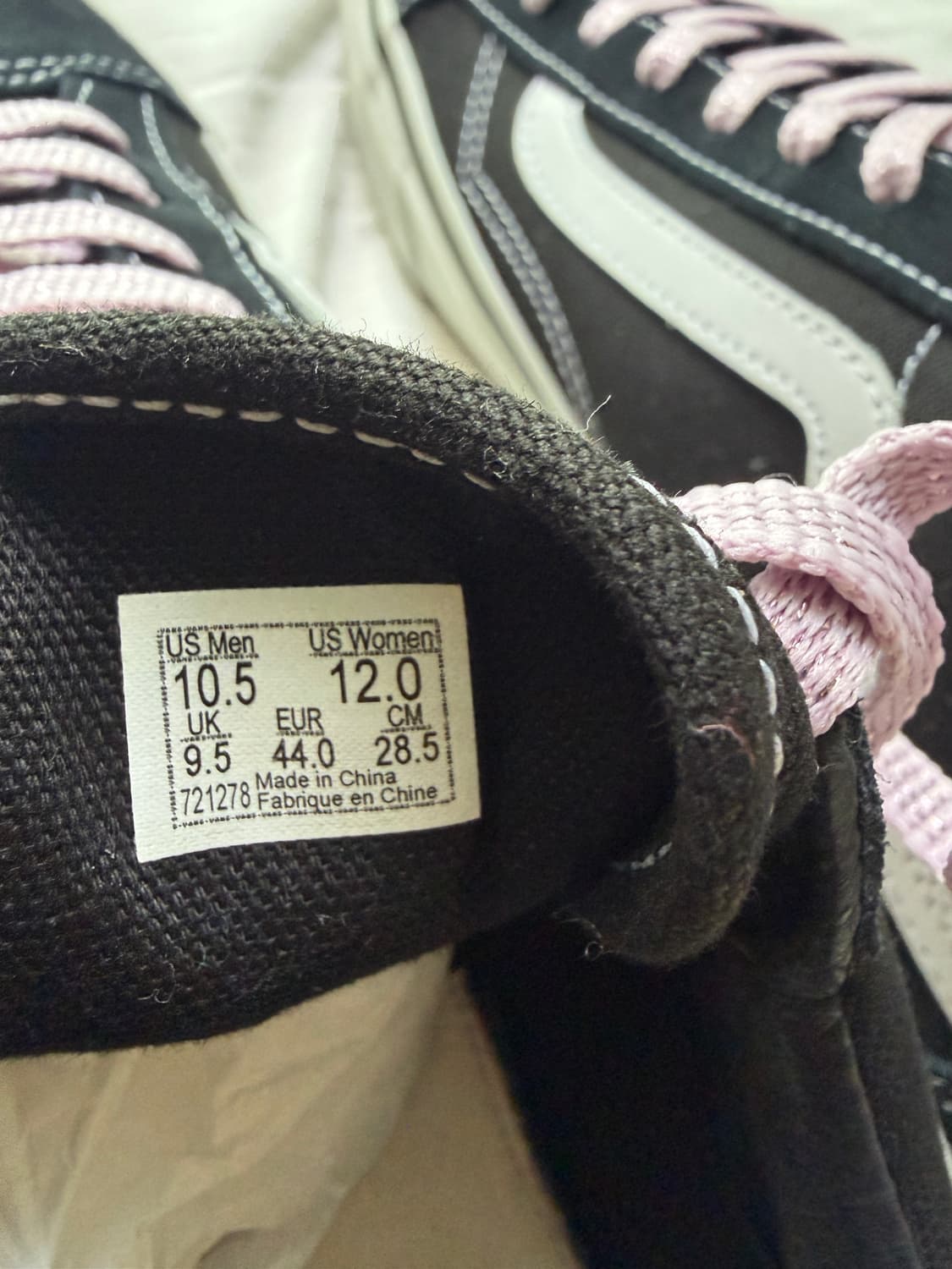 알릭스 x 반스 스타일 36 OG  1017 ALYX 9SM x VANS 상품이미지6