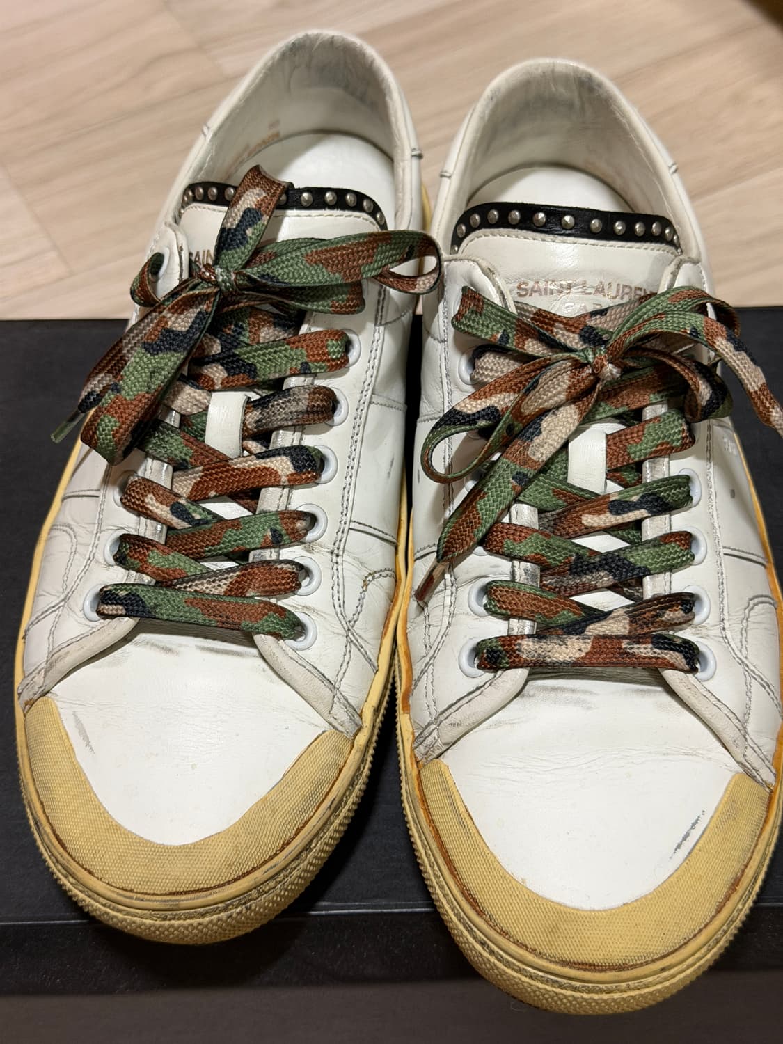 [39] 생로랑 서프코드 카모 로우 스니커즈 상품이미지7