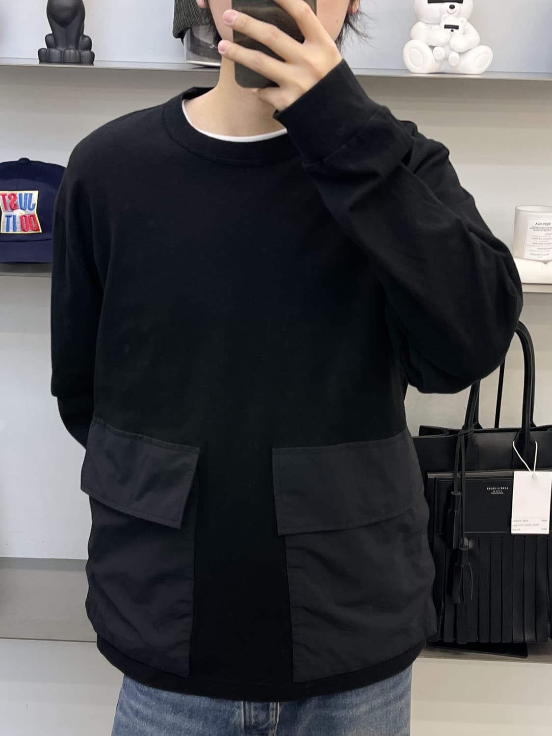 사카이 23ss 투포켓 레이어드 롱슬리브 상품이미지1