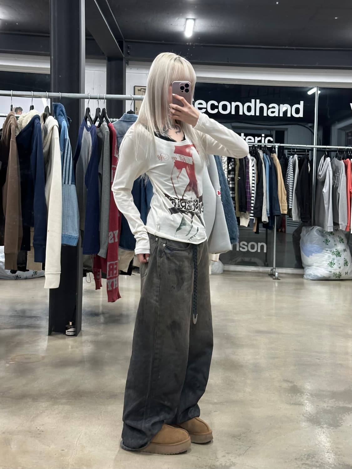 히스테릭 글래머 롱슬리브 티셔츠 상품이미지2