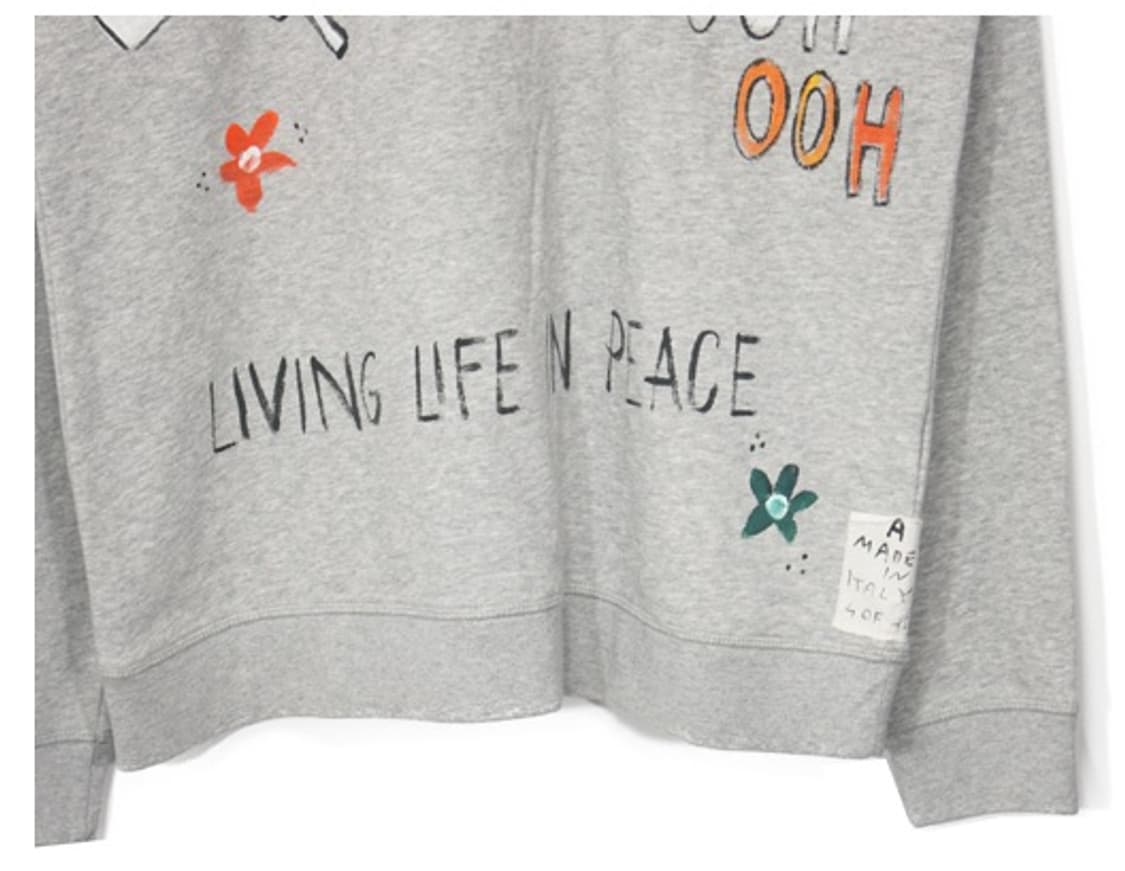 알레산드로 게라르데스키 핸드 프린팅 스윗셔츠 상품이미지5