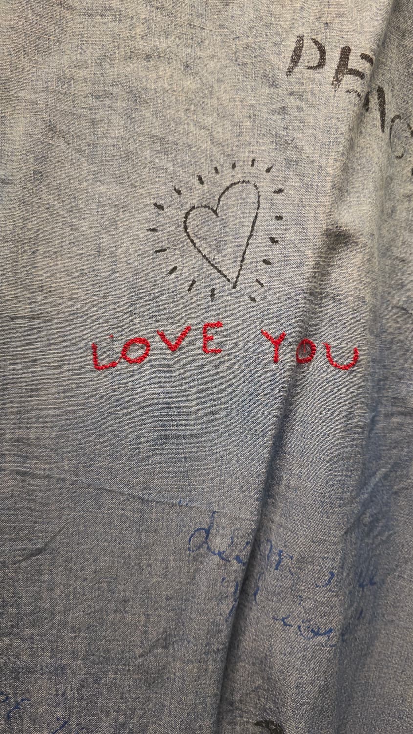 폴로 랄프로렌 자수 프린팅 데님 셔츠 상품이미지3