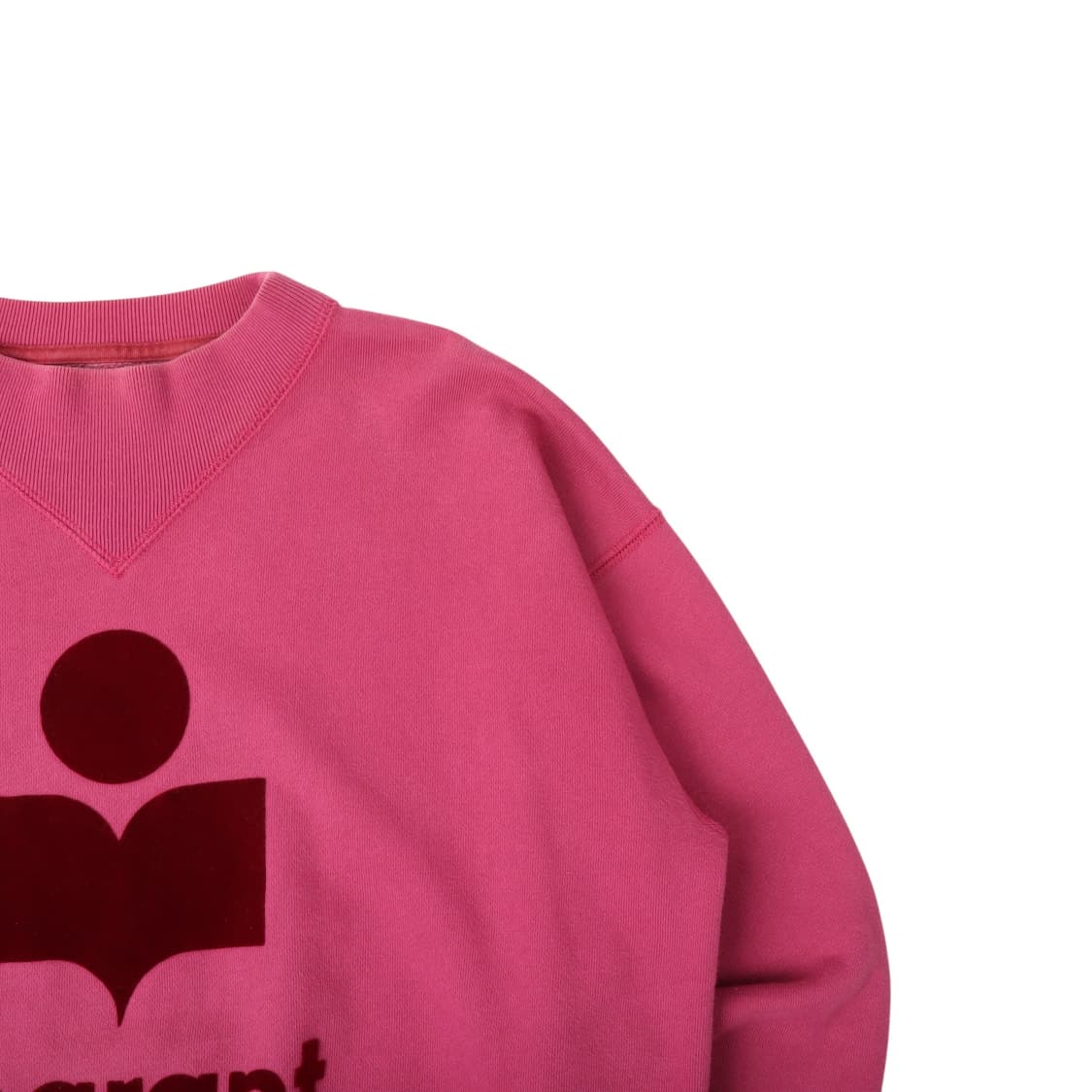 이자벨마랑 모비 벨벳 로고 크루넥 스웻셔츠 상품이미지2