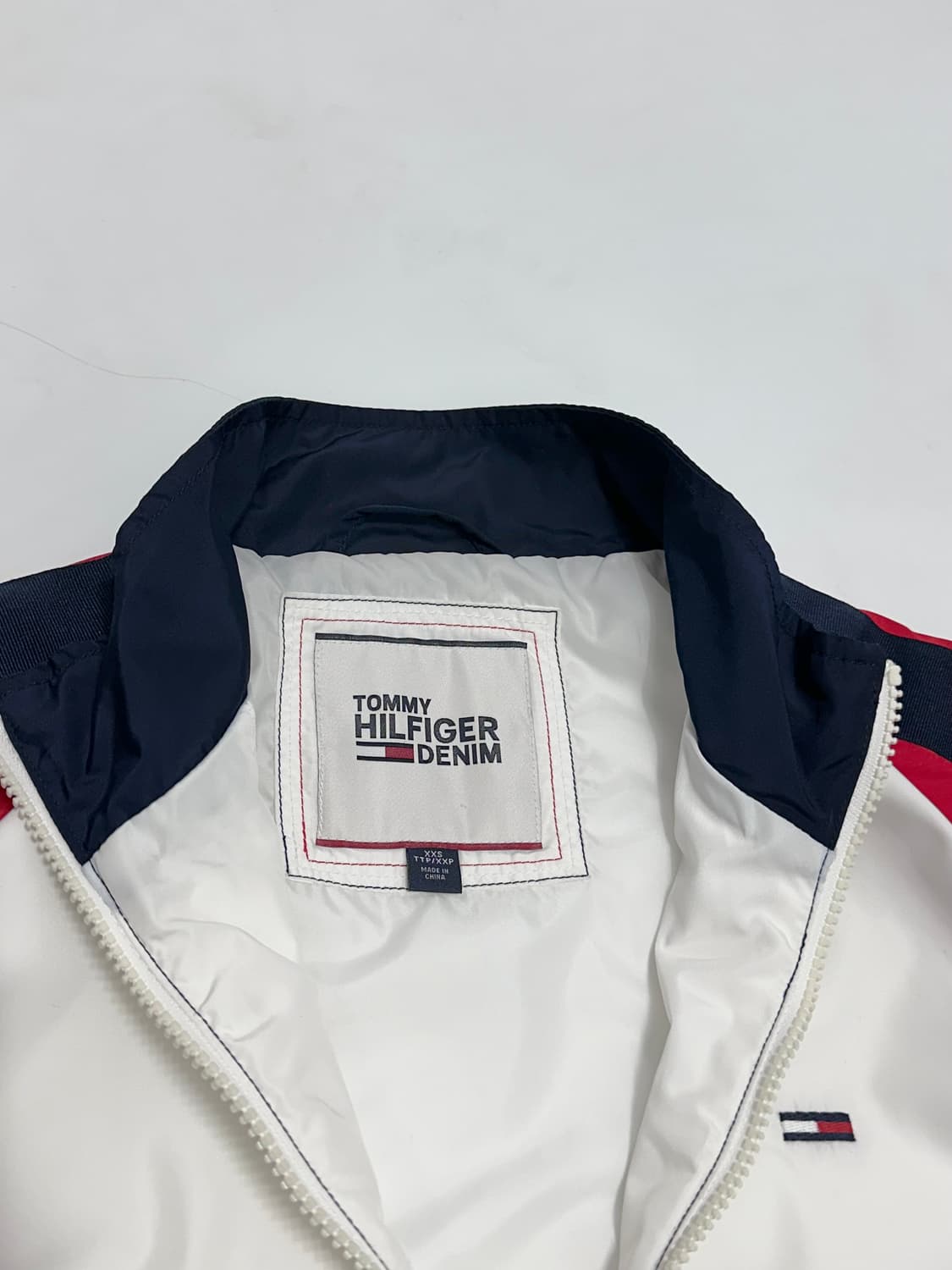 타미힐피거 컬러블록 롱 바람막이 자켓 상품이미지7