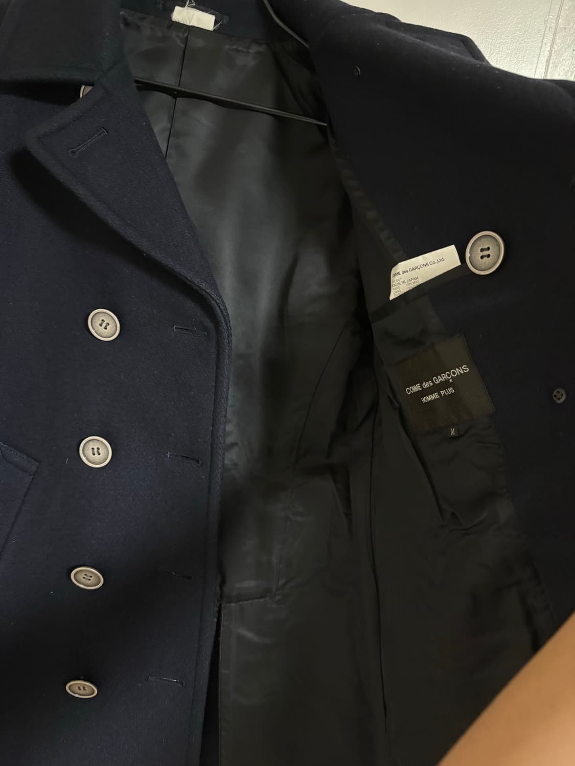 꼼데가르송 옴므 플러스 피코트 상품이미지4