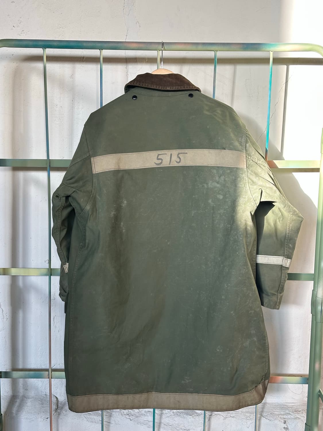 80년대 미군 소방관 덕코트 & 울 라이너 세트 (LARGE, LONG) 상품이미지2