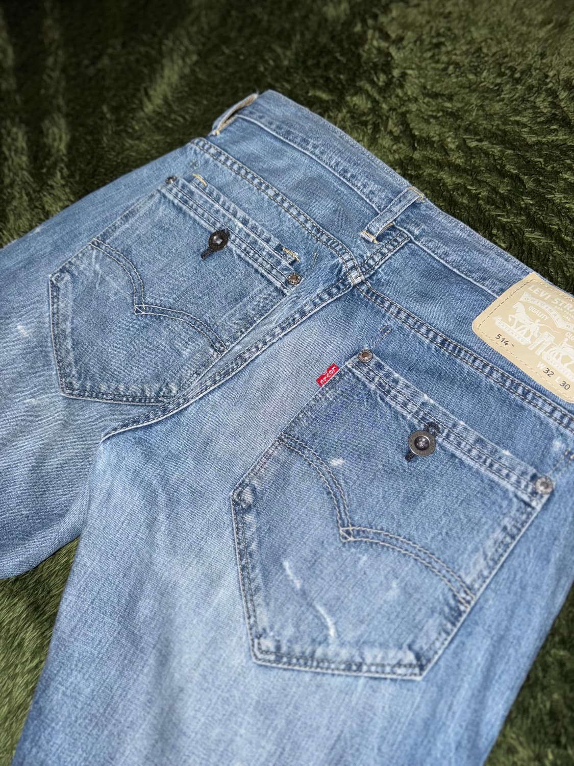 [32X30] 리바이스 514 재패니즈 사시코 커스텀 데님 팬츠 상품이미지8