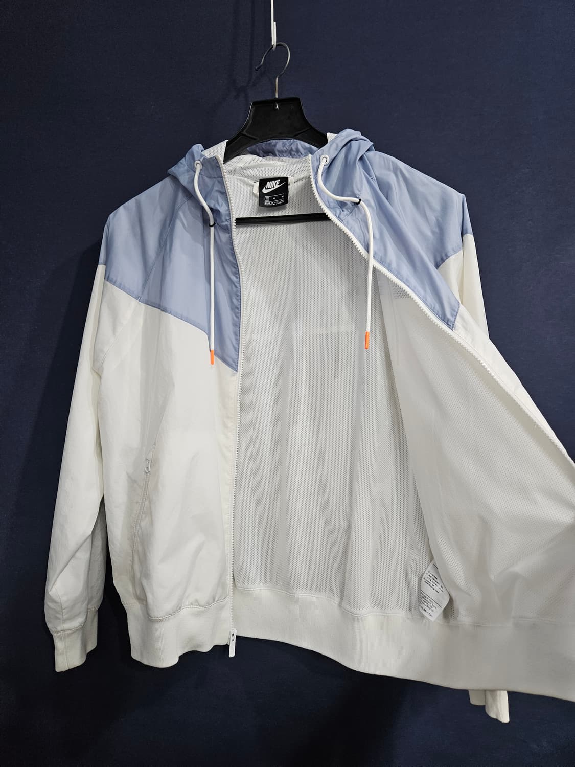나이키 자수로고 투톤 남성 95 바람막이 후드집업  상품이미지8
