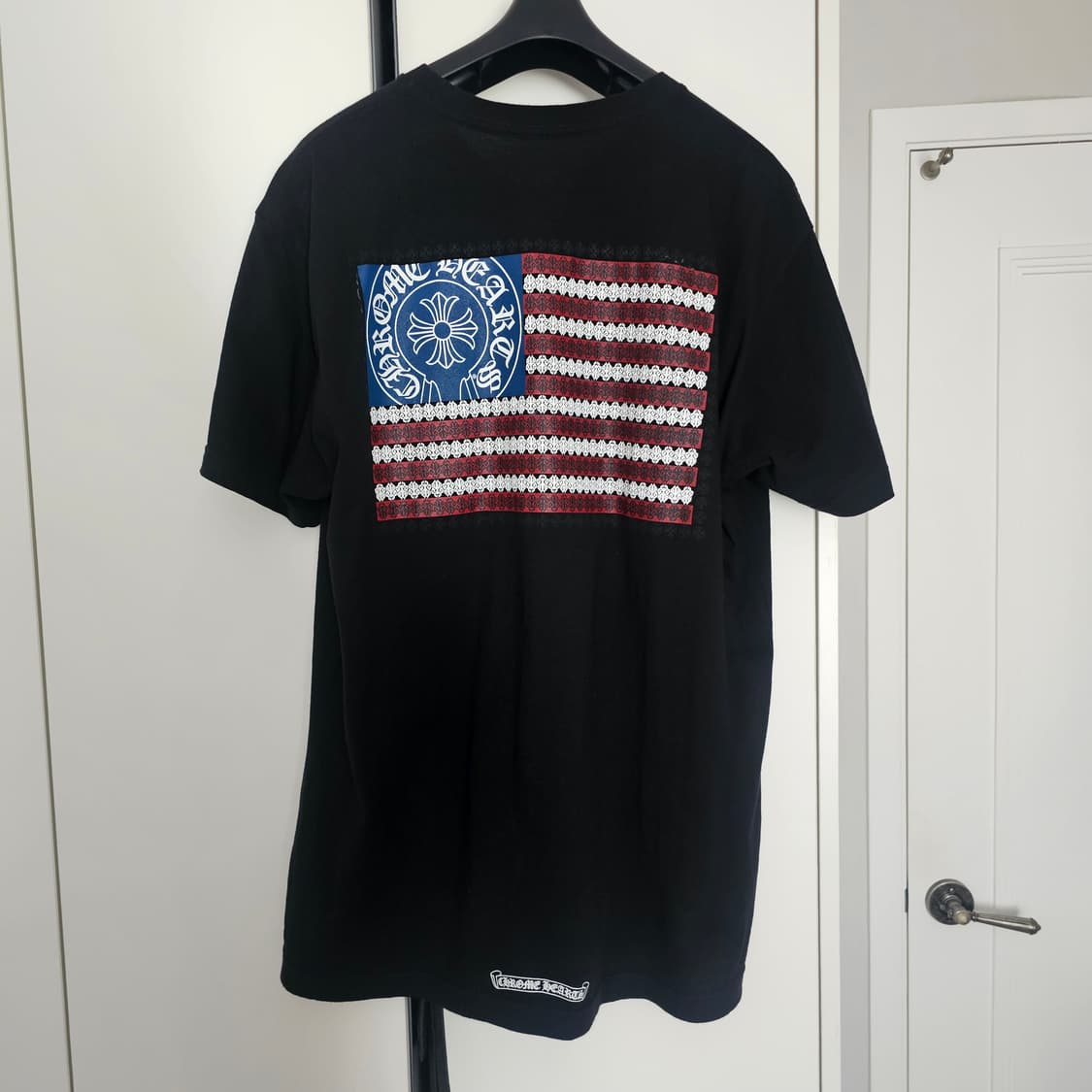 크롬하츠 아메리칸 플레그 대거 티셔츠 반팔 블랙 XL 상품이미지1