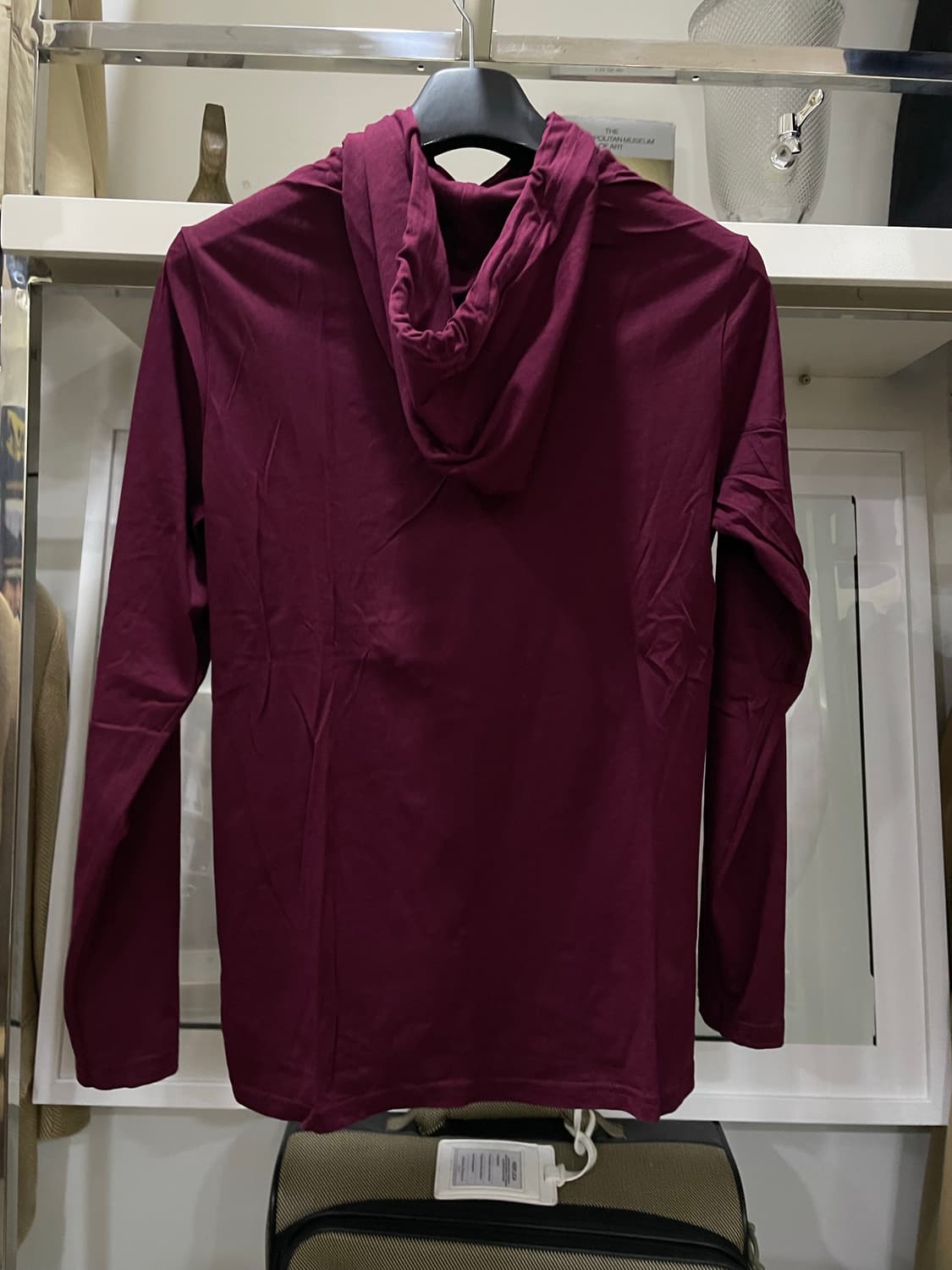 폴로랄프로렌/버건디 후드티(S) 상품이미지2