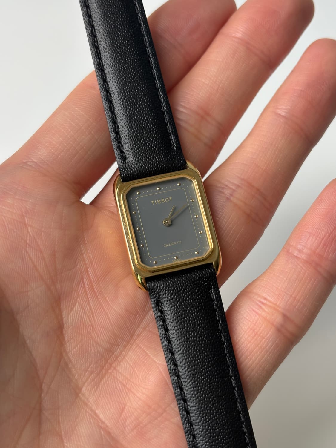 1980s Grey Dial Gold Tank Ladies Quartz 상품이미지2