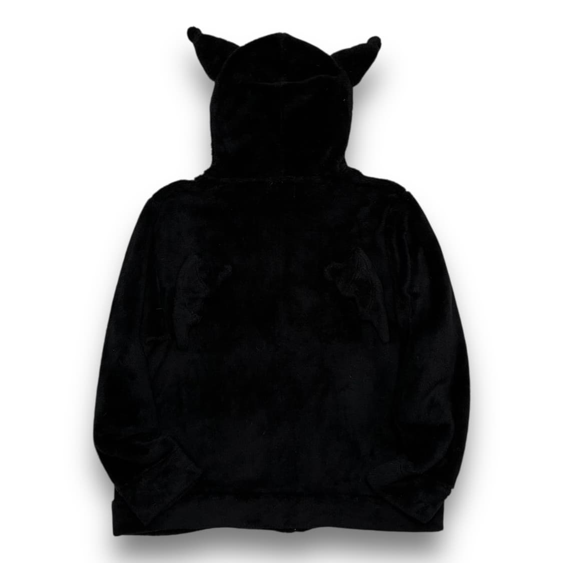 쿠로미 악마 루시퍼 날개 플리스 후디 집업 상품이미지4