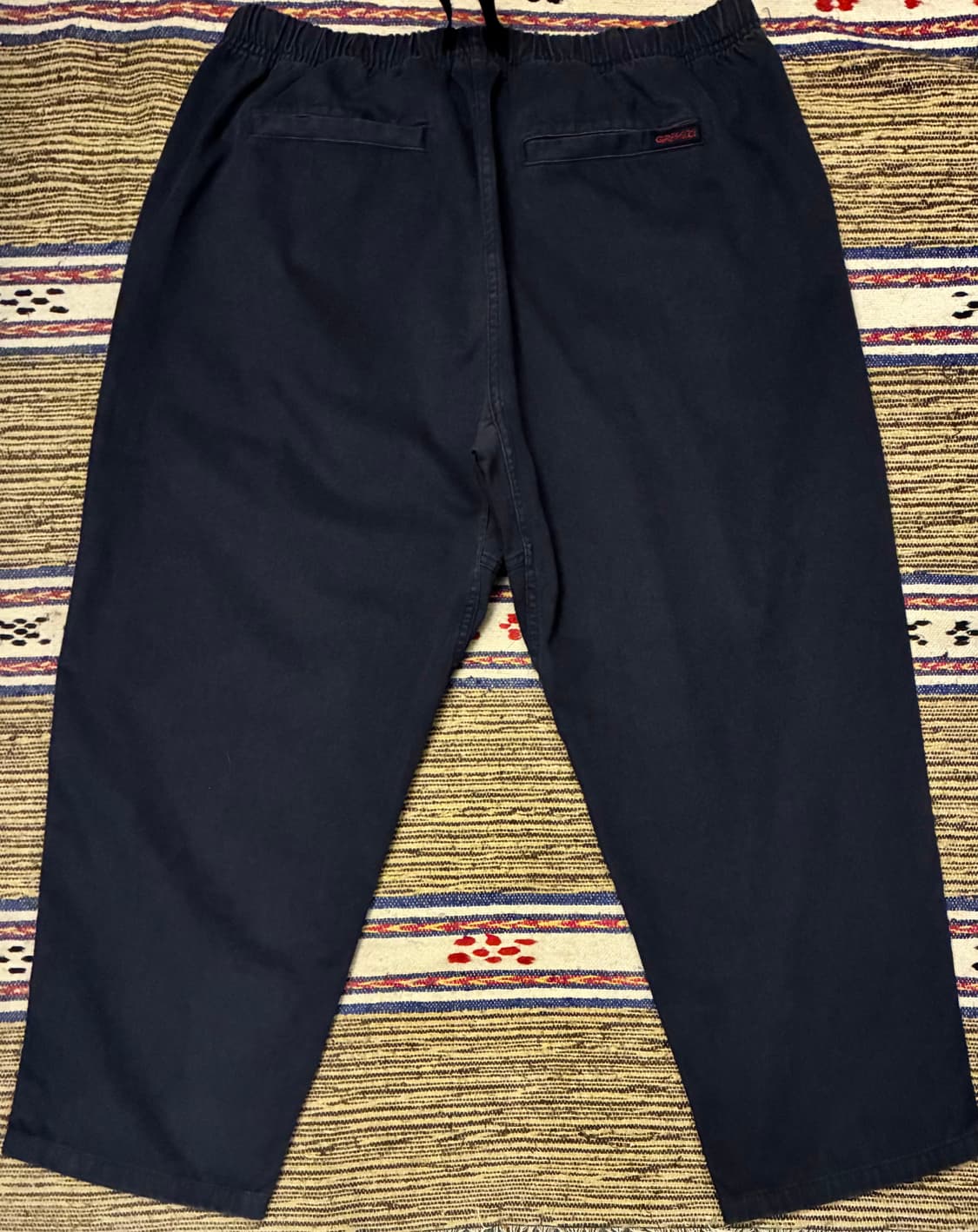 (XL~2XL)그라미치 코튼 퍼티그 루즈 테이퍼드 팬츠 네이비 상품이미지6