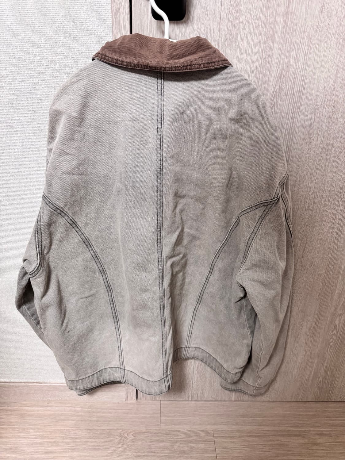 인사일런스 워시드 데님 워크 자켓 상품이미지3