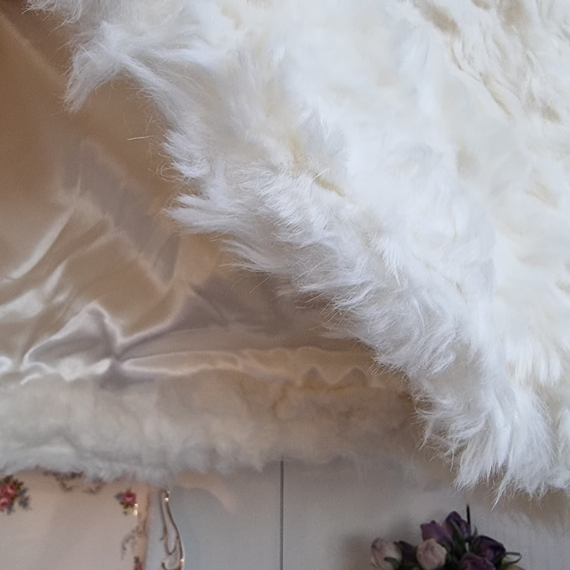 화이트 퍼 크롭 자켓 상품이미지5