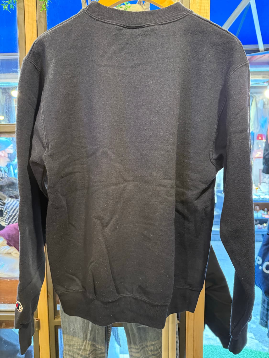 챔피온 보스턴 부클로고 네이비 맨투맨  상품이미지3