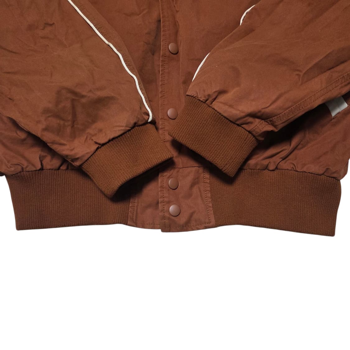 MOOD 무드 Vintage 브라운 바시티 자켓 상품이미지4