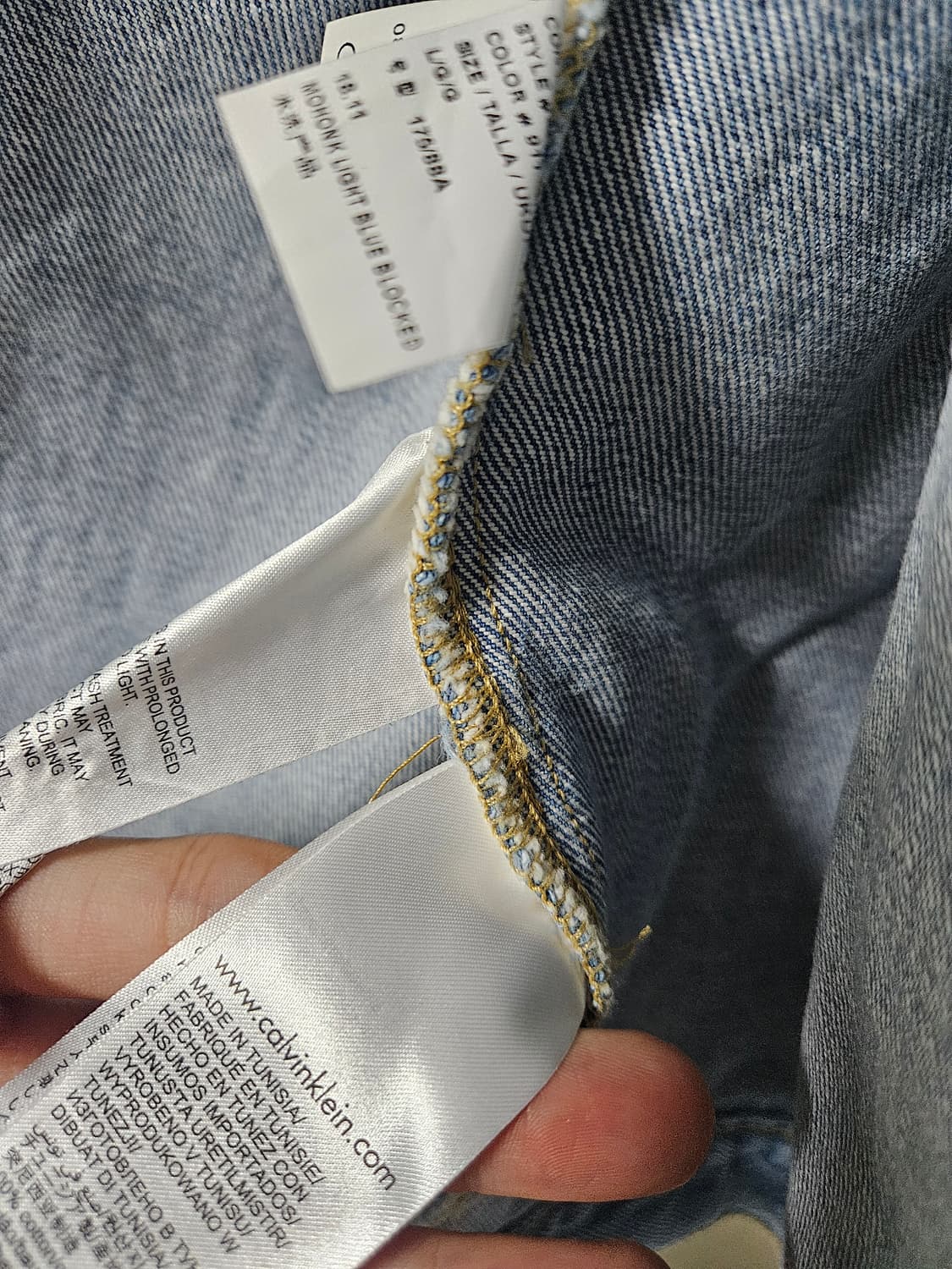 Calvin Klein Jeans 데님 자켓 상품이미지5