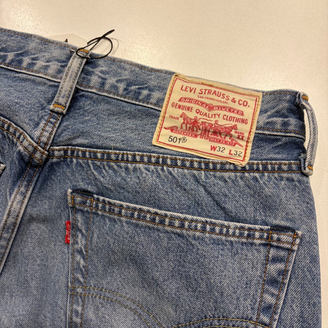 [32] 리바이스 501 x 샘바이펜 데님 팬츠 B896 상품이미지3