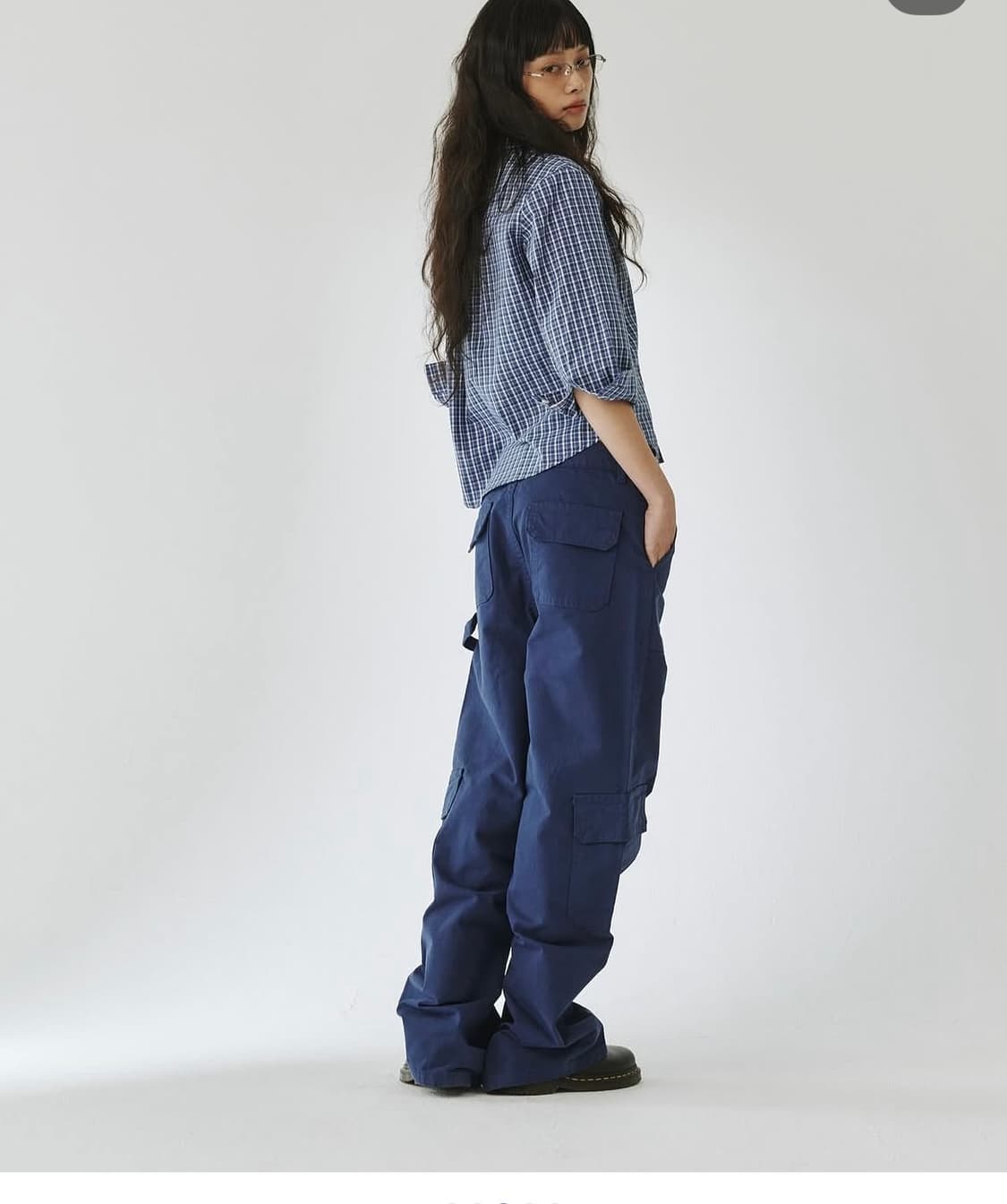 플리즈프로젝트 카펜터팬츠 블루 사이즈1 상품이미지3