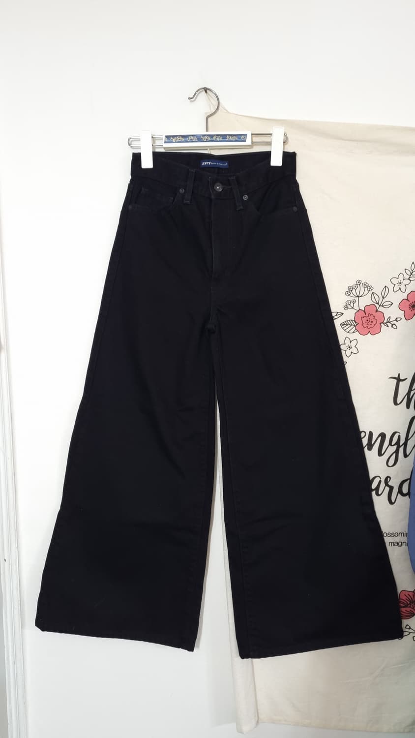 LEVI'S 뉴 풀 플레어 블랙 데님 팬츠 24 상품이미지1