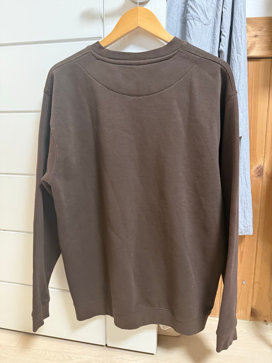 외일드동키 뽀빠이 usnavy 맨투맨 L 브라운 상품이미지2