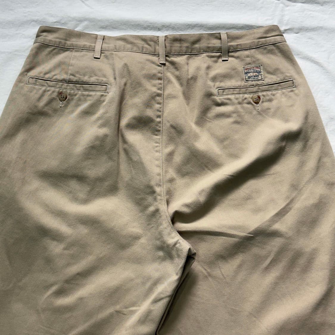 90s 폴로 랄프로렌 투턱 치노팬츠 36X30 상품이미지8