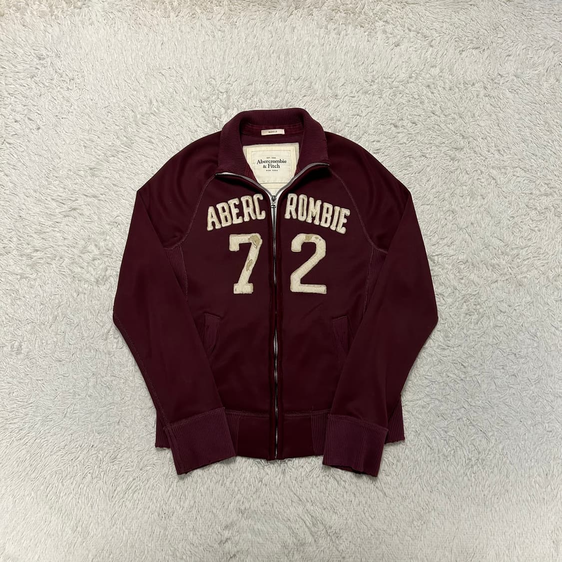 Abercrombie Burgundy Track Jacket 상품이미지4