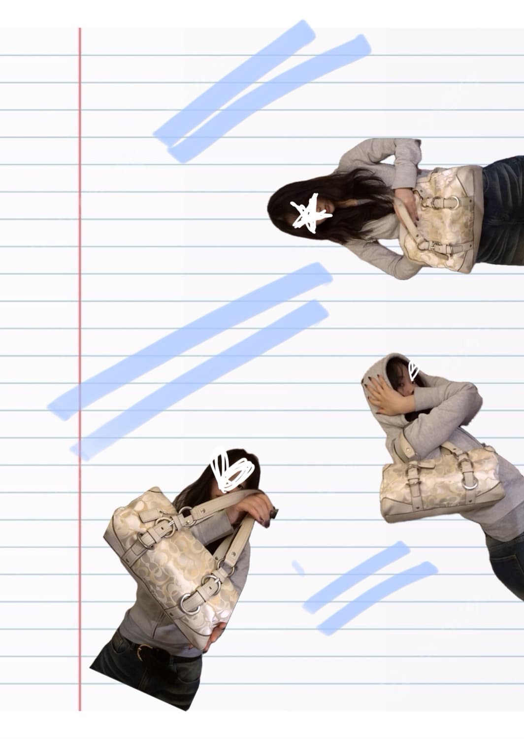 Coach Y2K White Shoulder Bag 상품이미지4