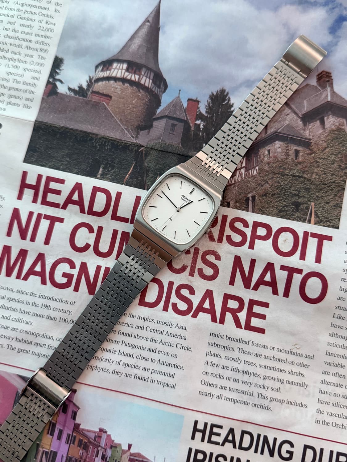 세이코 Seiko 쿼츠 스퀘어  상품이미지2