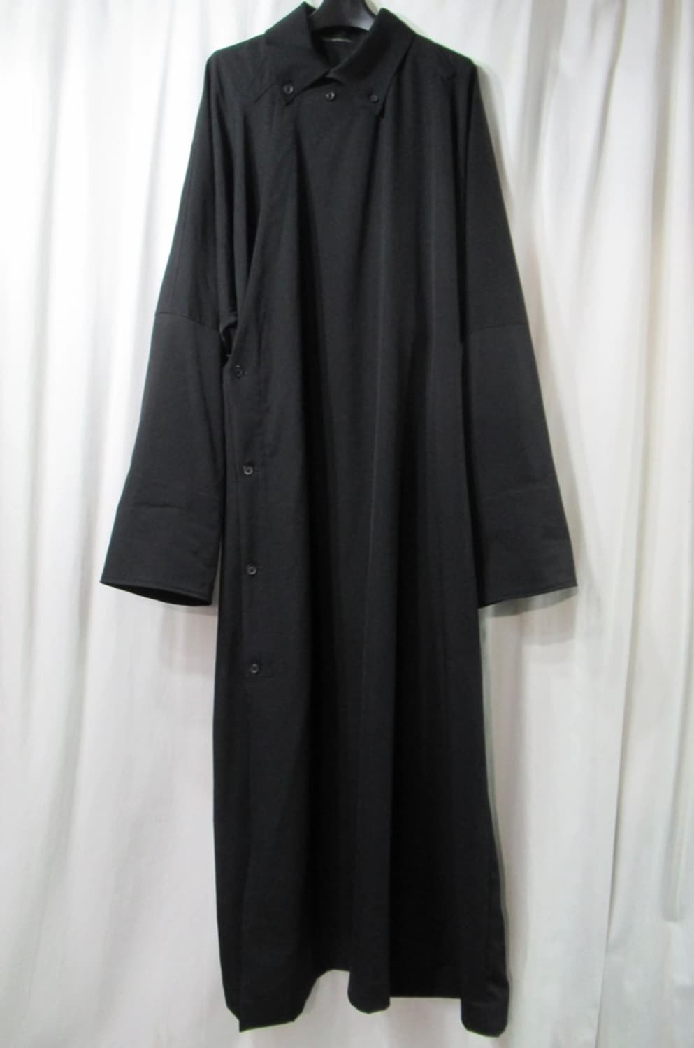 요지야마모토 뿌르옴므 19 AW 레인울 맥시 코트 3사이즈 상품이미지1