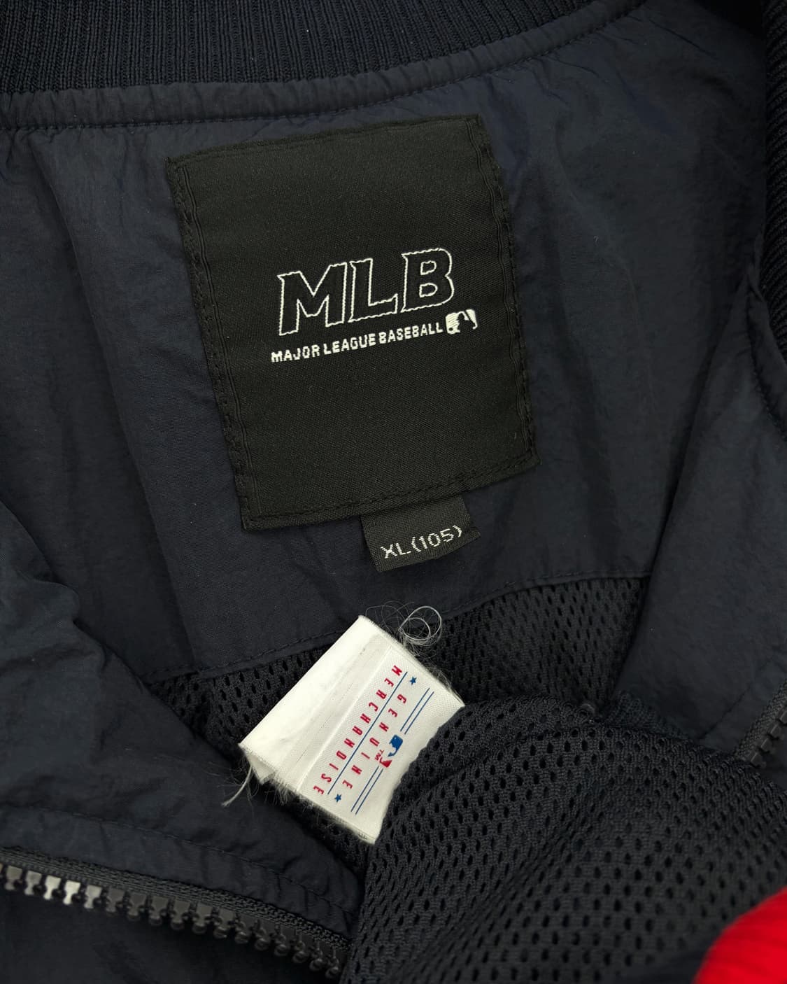 MLB 양키즈로고 투웨이 바람막이 네이비 상품이미지4
