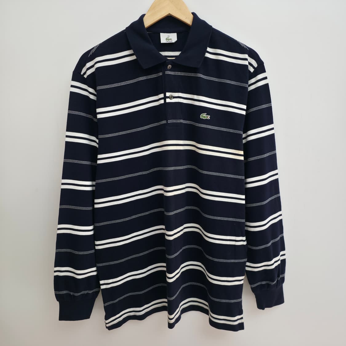 [L] 라코스테 스트라이프 긴팔 카라티 상품이미지1
