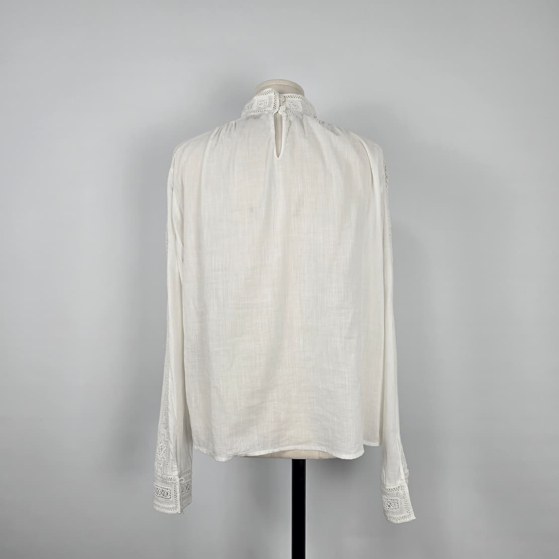 0184.자딕앤볼테르 테디 탑 블라우스 화이트XS 상품이미지3