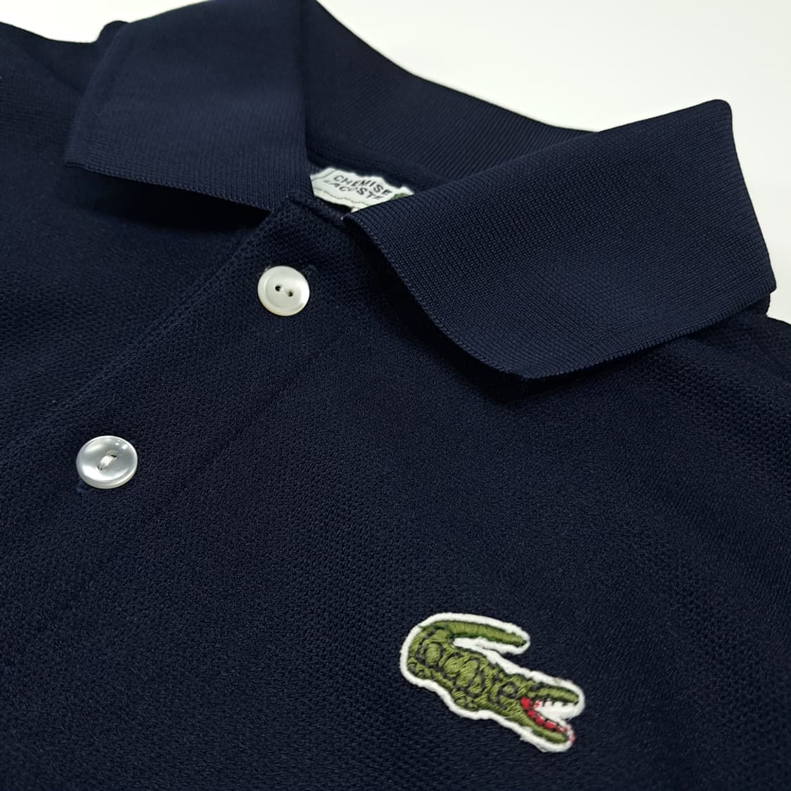 CK116 M 라코스테 90s 일본판 피케 네이비 폴로 원피스 상품이미지3