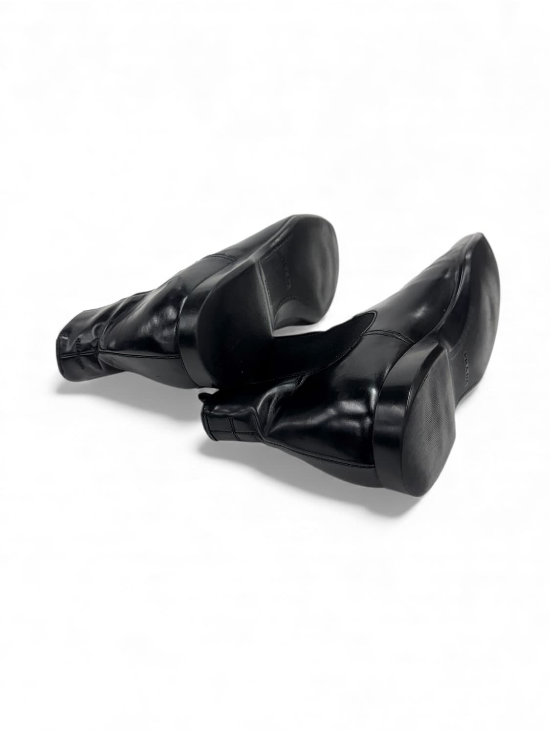 90s Prada Square Toe Boots 상품이미지8