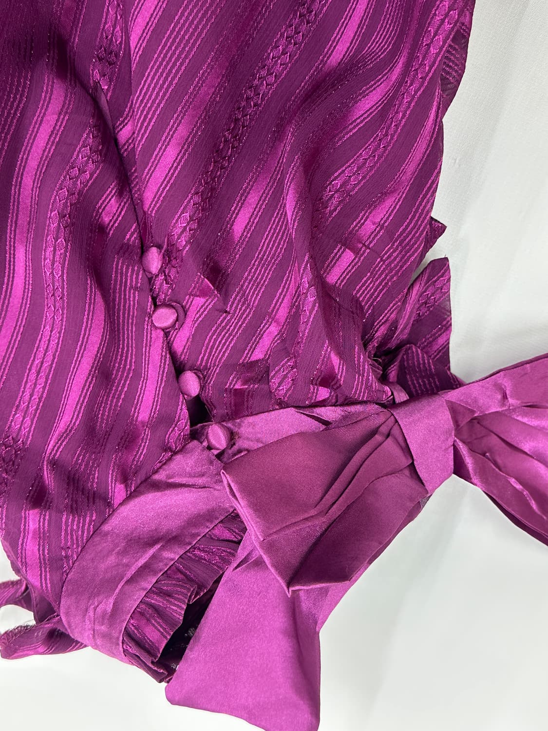 🍷슈슈룬 바닐라 변신복 미니 원피스🍷홀터넥 리본 셔링 무도회 마계   상품이미지5