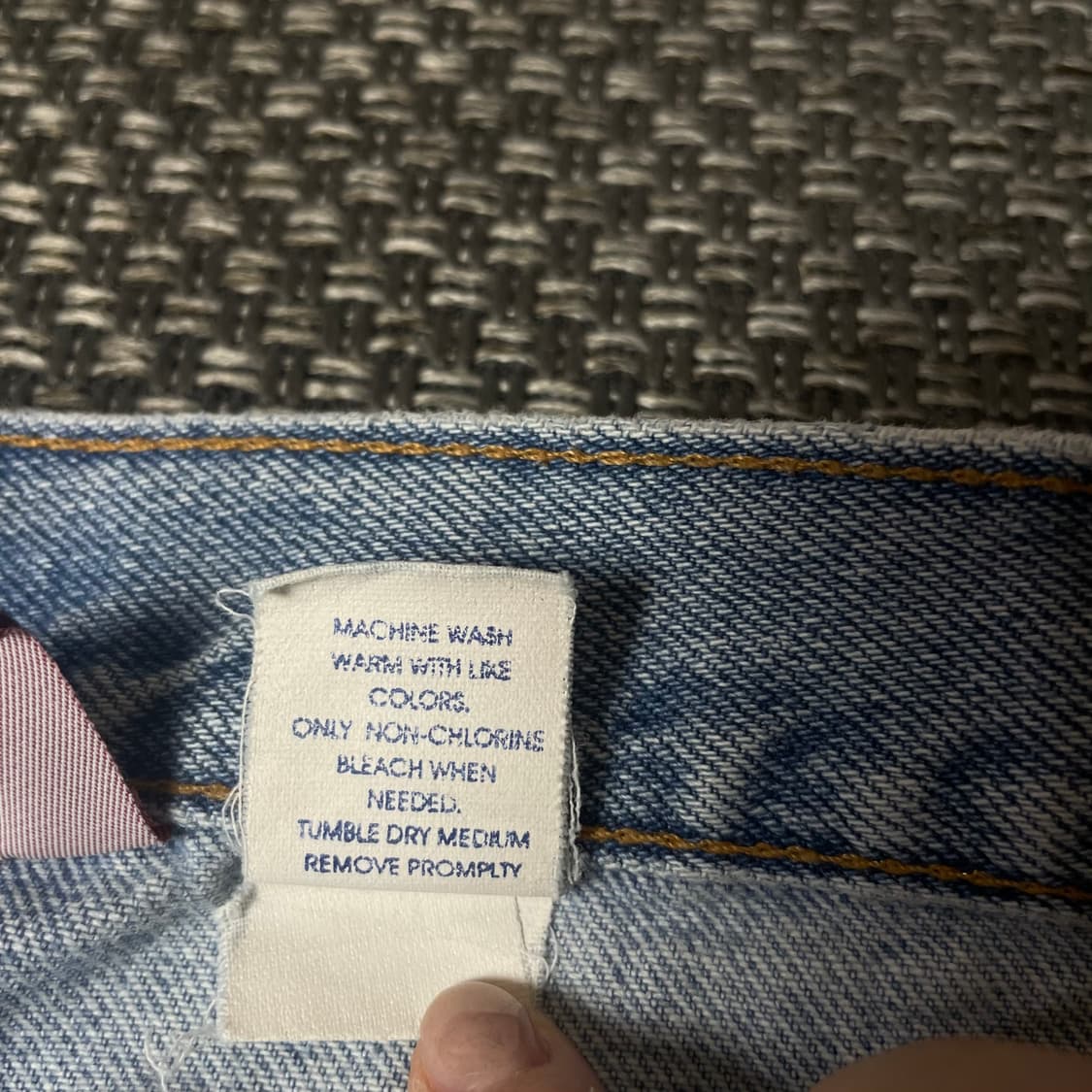 (34) 올드네이비 연청 롱 데님 팬츠 상품이미지5