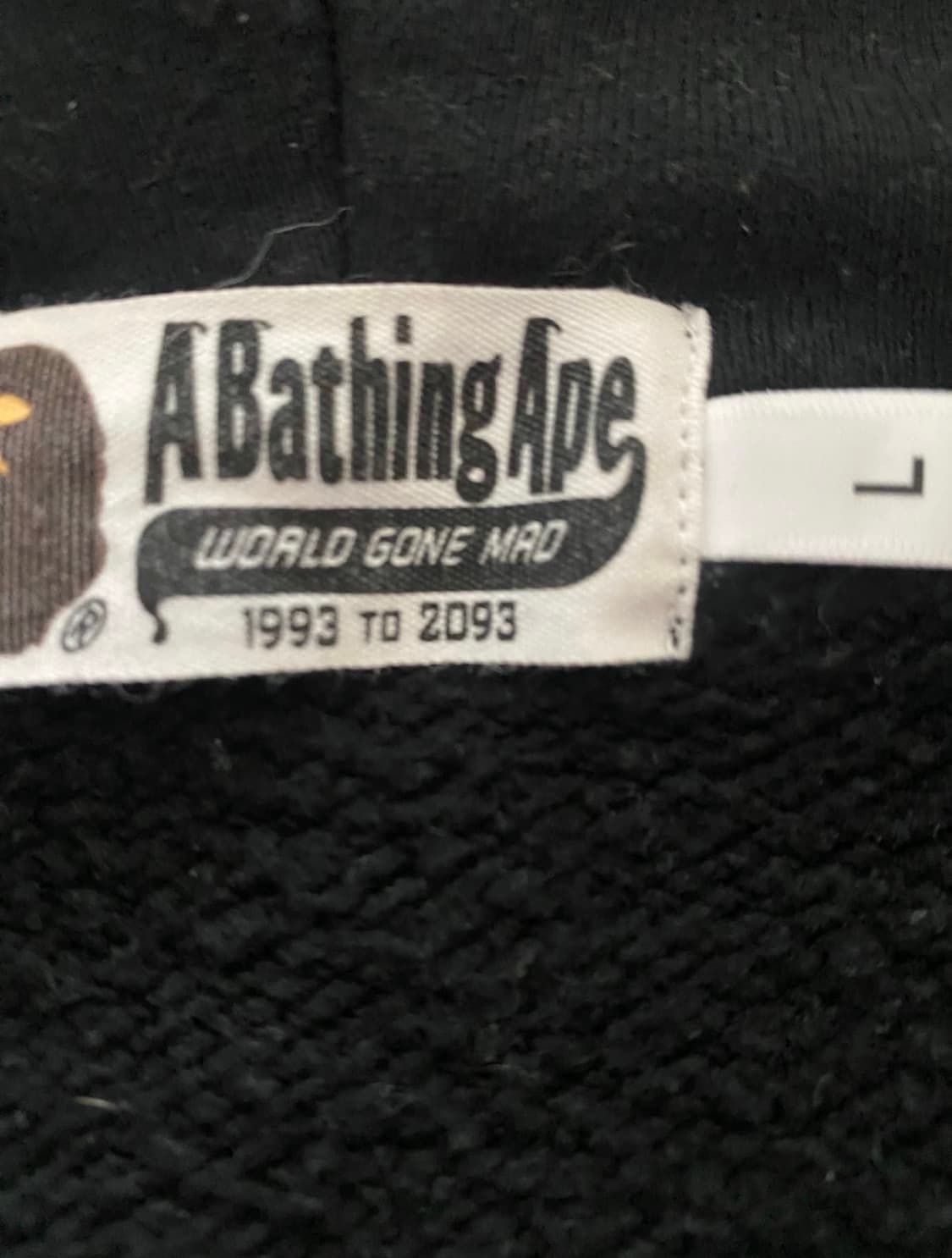 베이프 블랙 샤크후드 상품이미지2