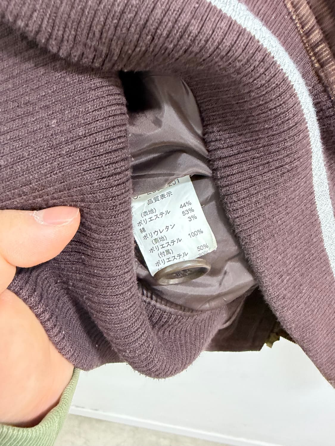 Enrico Coveri 브라운 코듀로이 단추 집업 자켓 상품이미지9