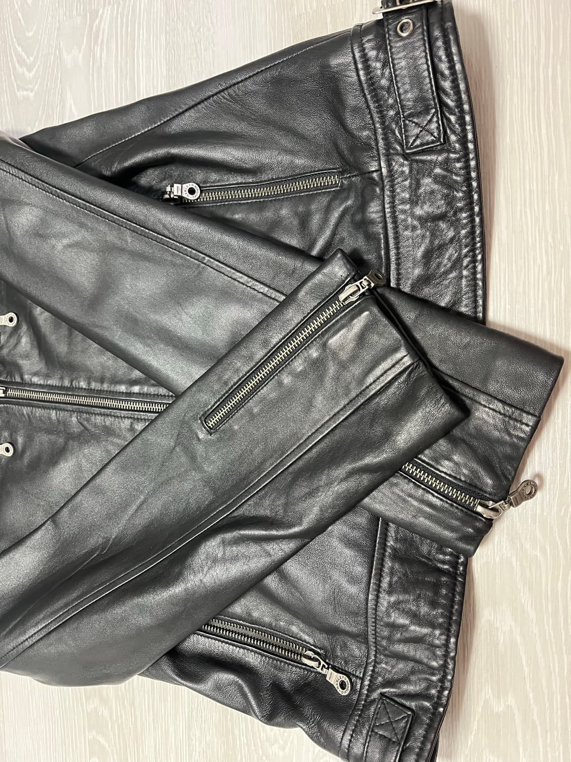 할리데이비슨 양가죽 미니멀라이더자켓 여성XL 상품이미지4