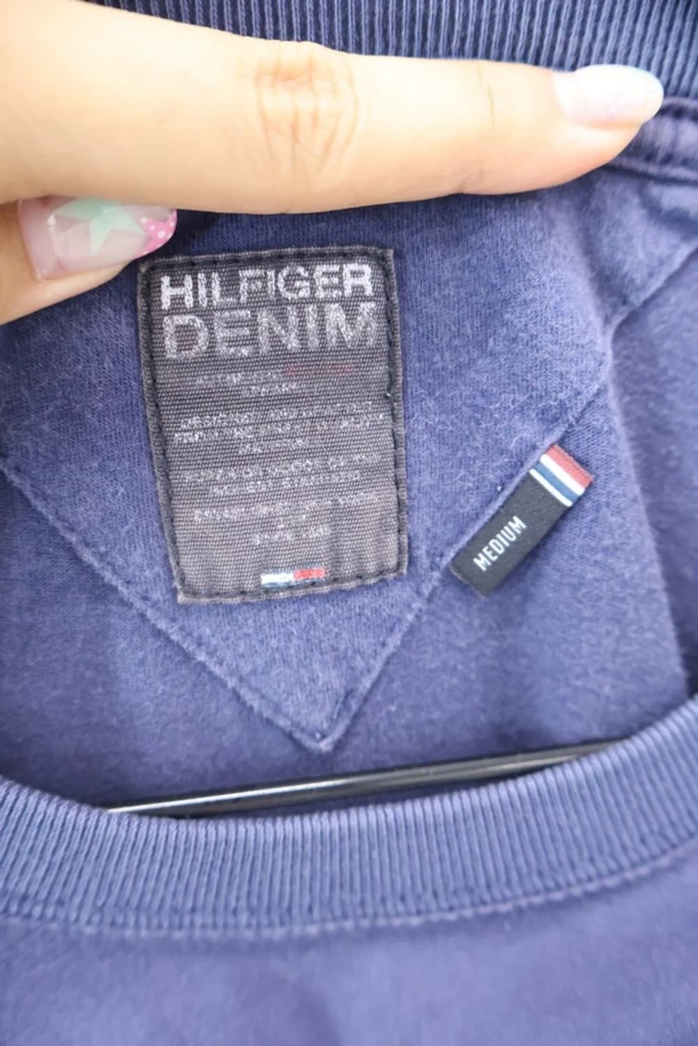 00s Hilfiger Denim Flag Baby Tee 상품이미지5