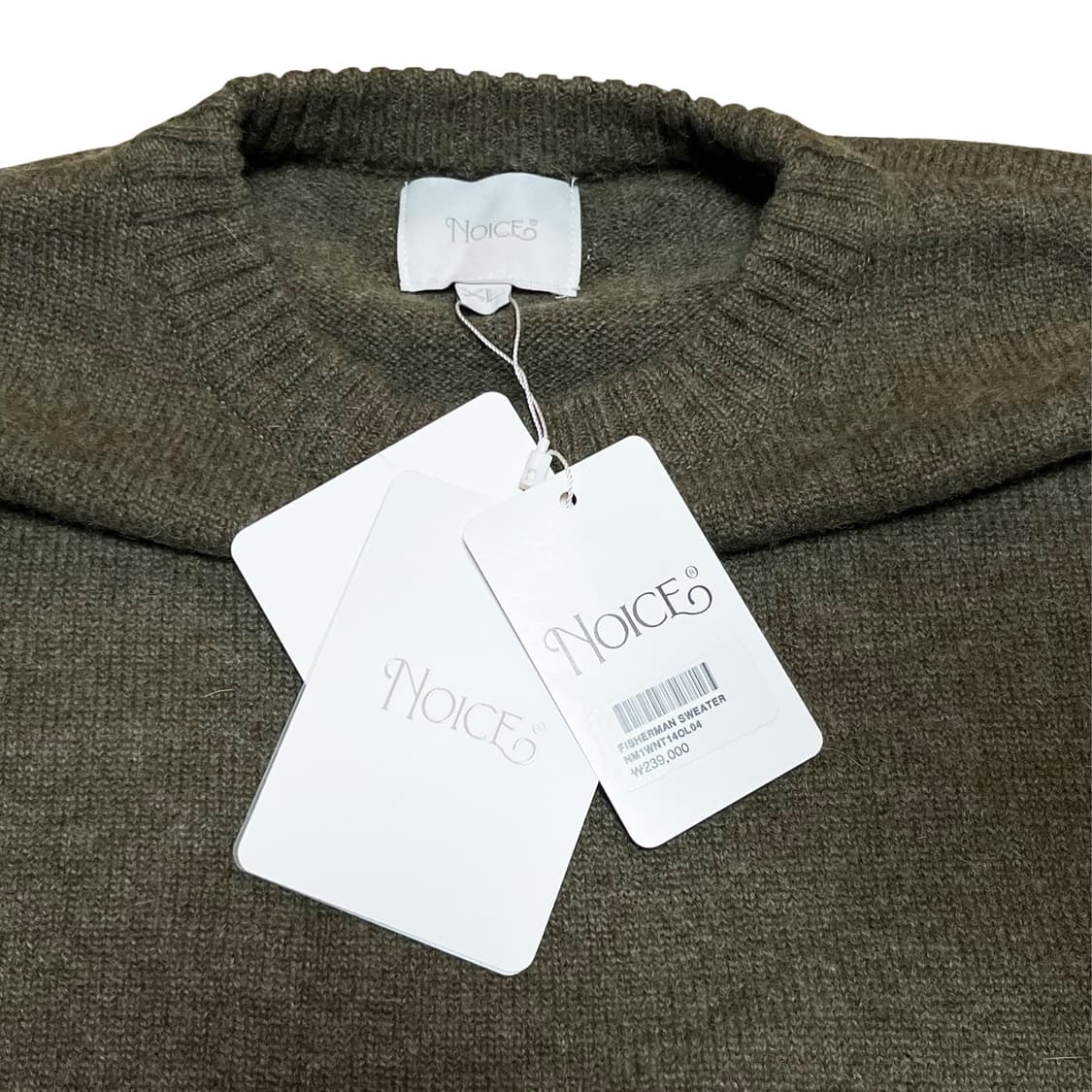 Noice, FISHERMAN SWEATER_KAKKI 상품이미지5