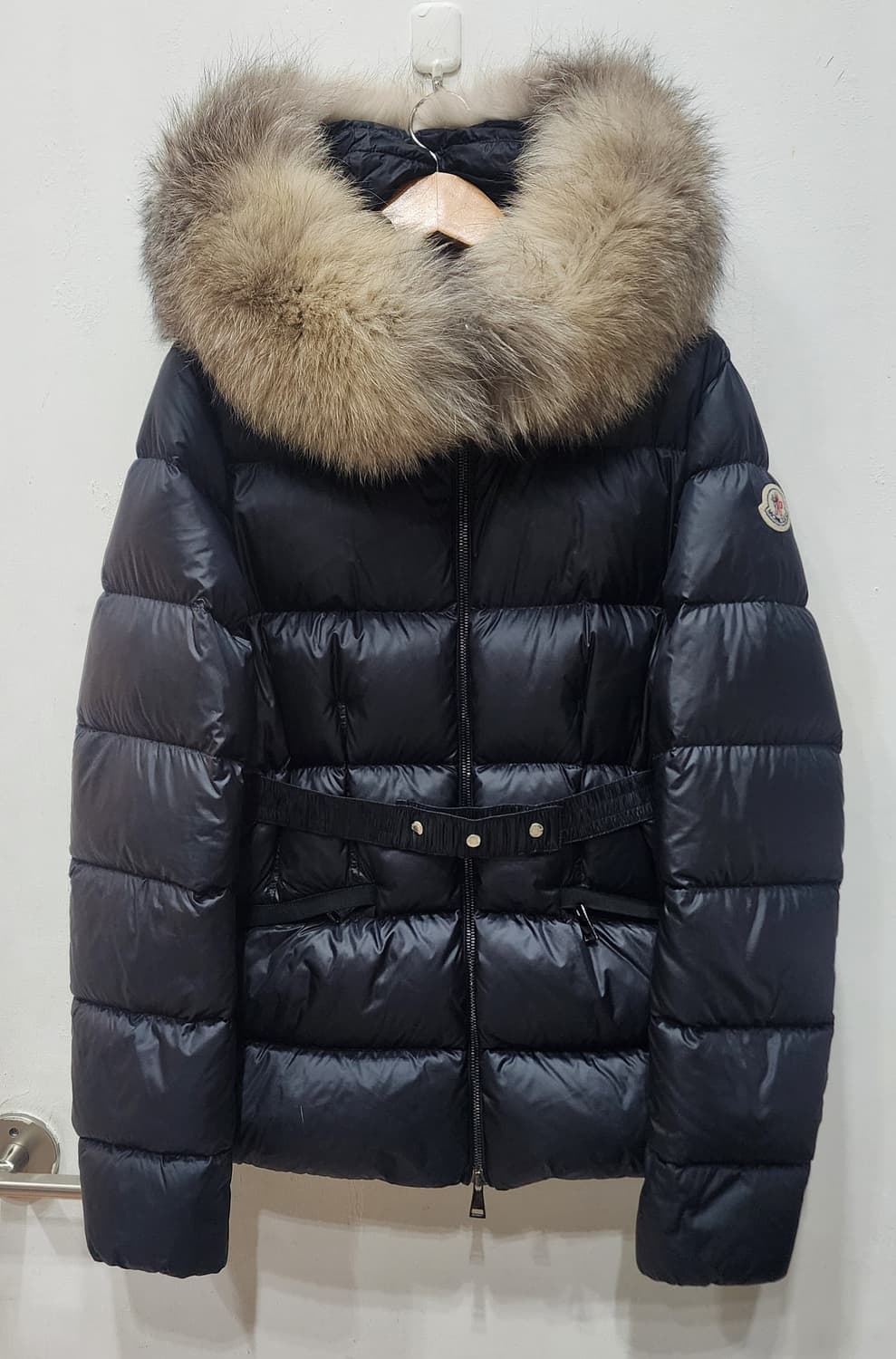 몽클레어 보에드 2사이즈 블랙 천연퍼 상품이미지2