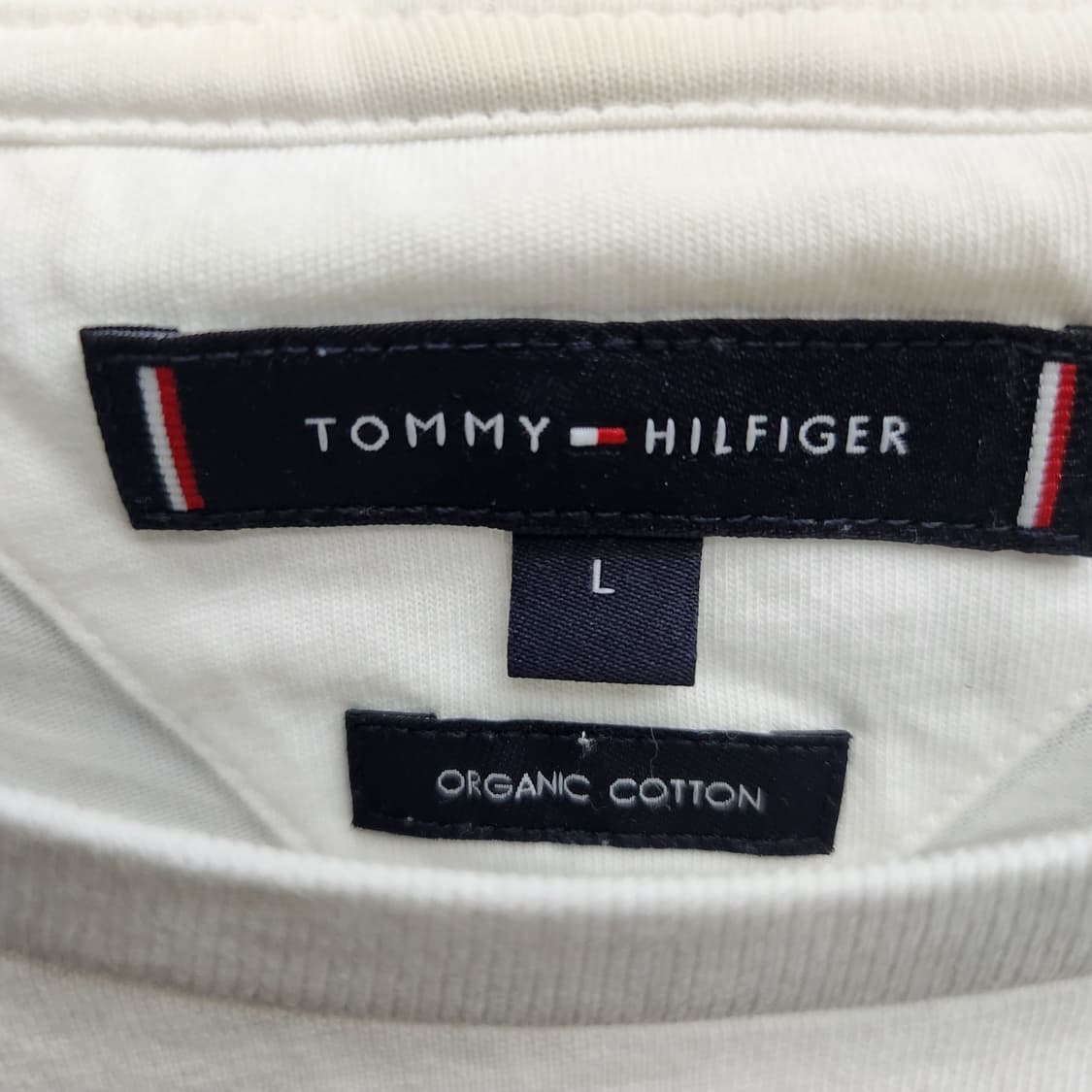 타미힐피거 빅로고 자수 반팔티 L(M~L) 상품이미지5