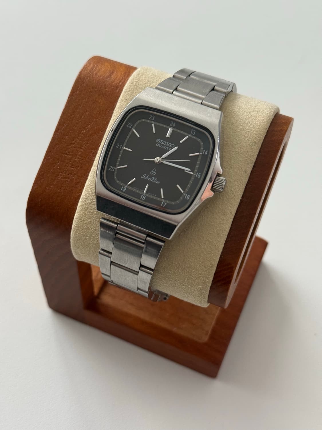 세이코 Seiko 쿼츠 실버웨이브 스퀘어 데이데이트 상품이미지1