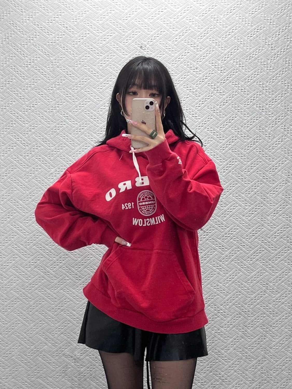 엄브로 올드스쿨 레트로 빈티지 아치로고 후드티 100 C11071 상품이미지2